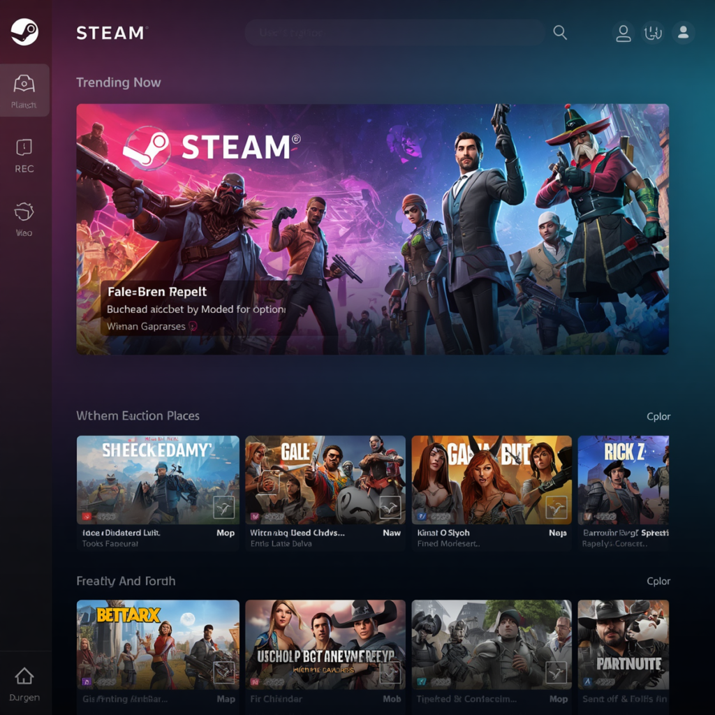 Platforma streamingowa Steam